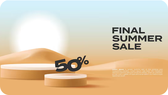 Final Summer Sale 50%